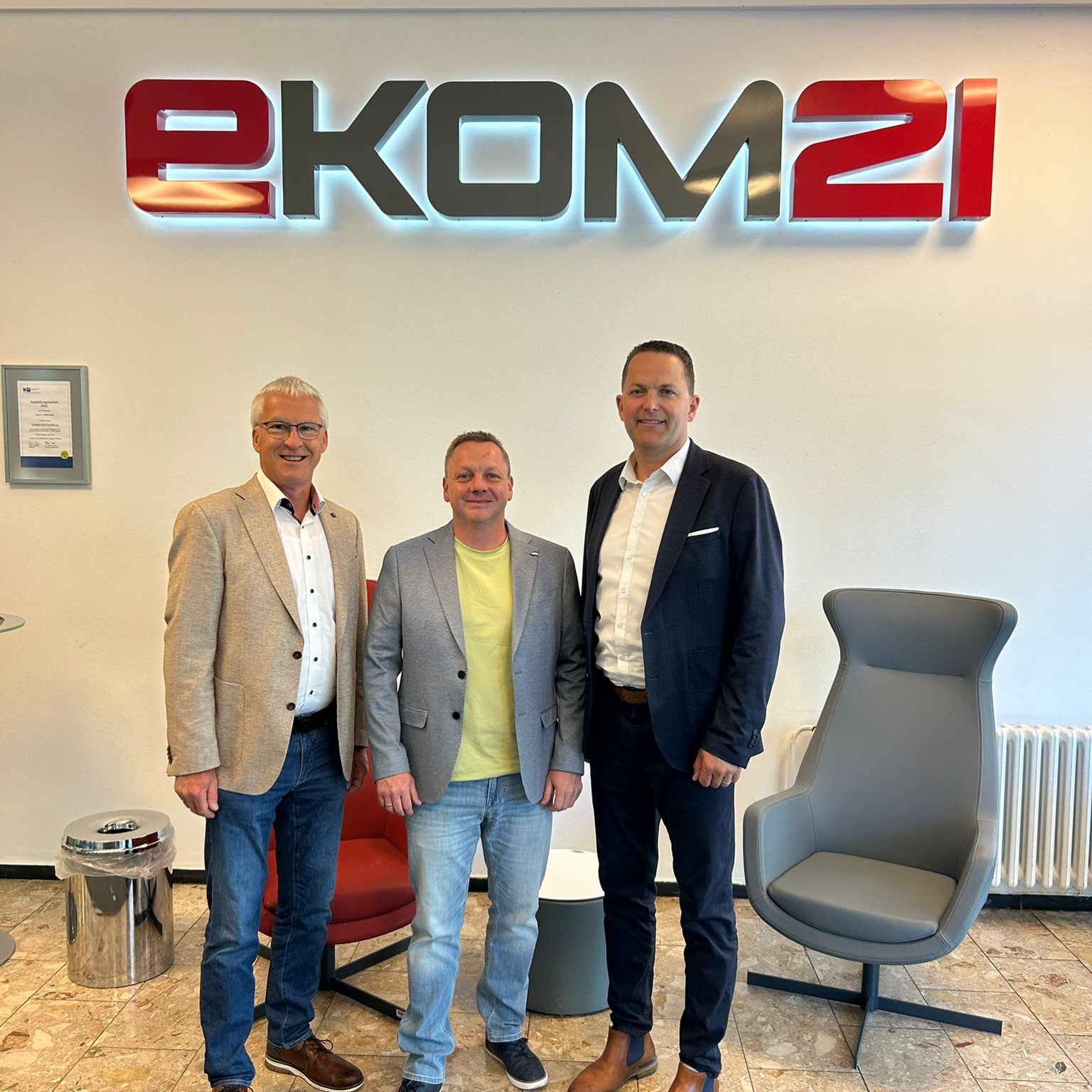 Austausch bei der ekom21 in Kassel